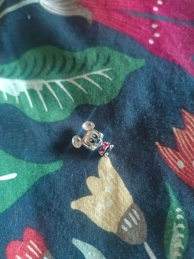 Charm Mickey Mouse Plata Compatible Pandora