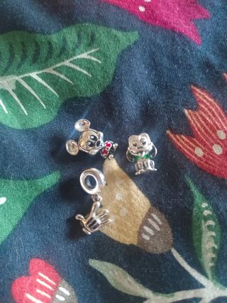 Charm Mickey Mouse Plata Compatible Pandora