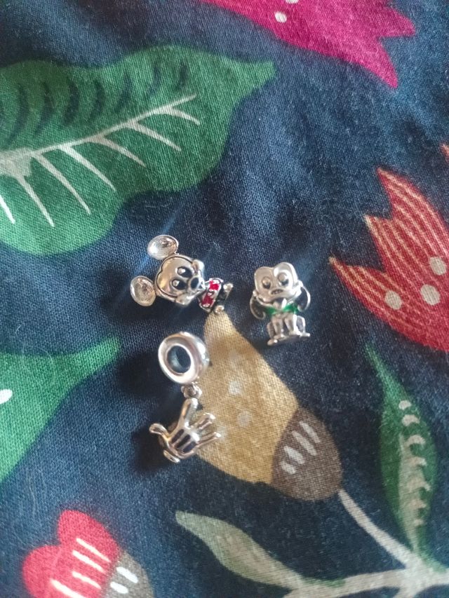 Charm Mickey Mouse Plata Compatible Pandora