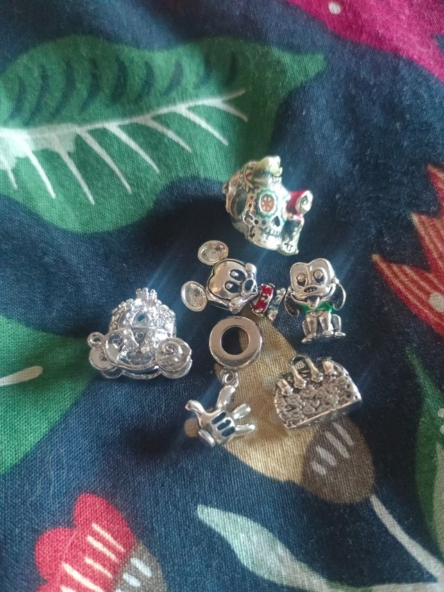 Charm Mickey Mouse Plata Compatible Pandora