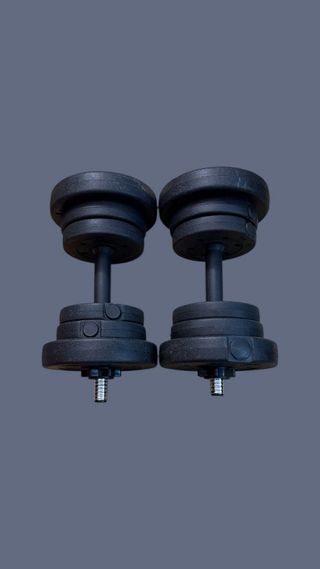 Mancuernas Songmics Negras hasta 20KG