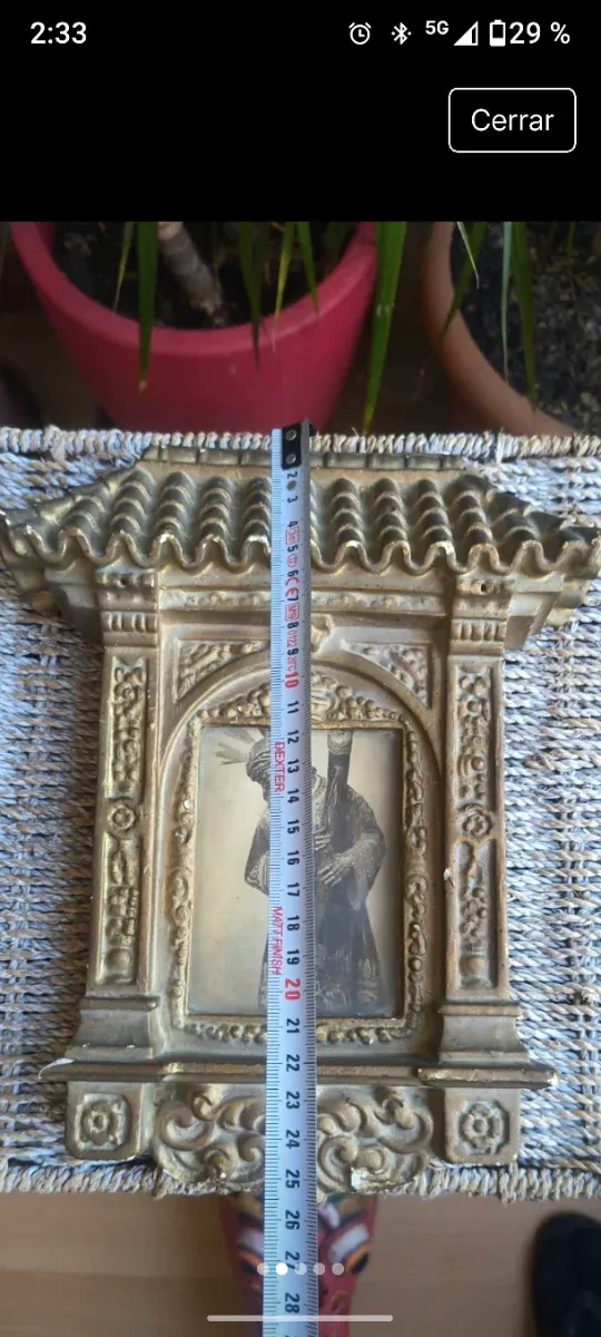 Antico retablo cattolico di Gesù Cristo. Molto antico