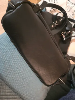 Mochila AS98 piel negra