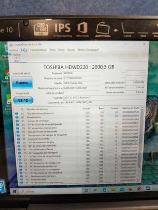 Disco duro Toshiba P300 2TB SATA 5400rpm 128MB