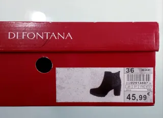 Botines negros Talla 36 con brillos