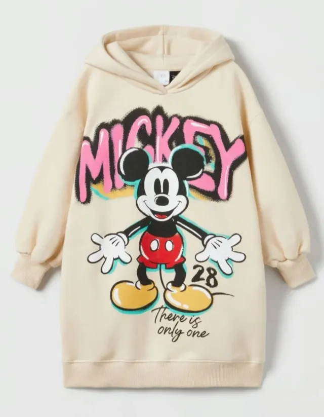 Vestido Sudadera Zara Disney Mickey Mouse