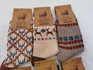 6 Pares Calcetines Lana Mujer Talla 35-40