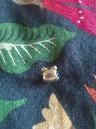 Charm Cabeza Gato Plata Compatible Pandora