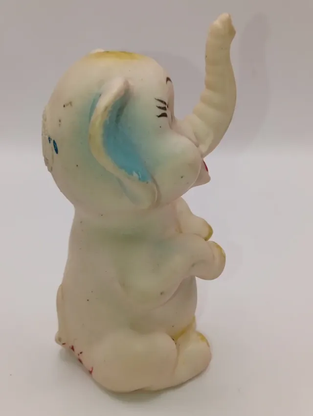 Pupazzo Elefante Vintage Gomma