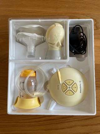 Sacaleches Medela Swing + botellas y bolsas