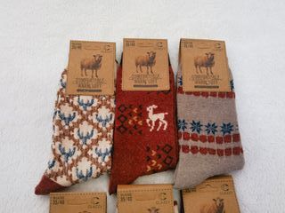 6 Pares Calcetines Lana Mujer Talla 35-40