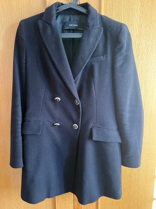 Blazer Zara Negro Mujer