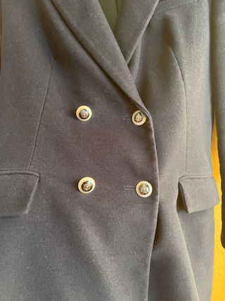 Blazer Zara Negro Mujer