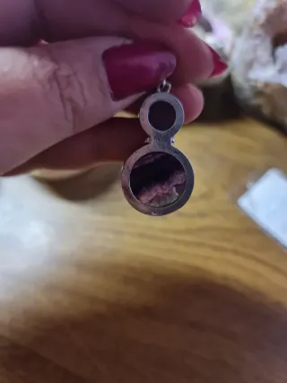 Colgante Plata 925 Fluorita Morada