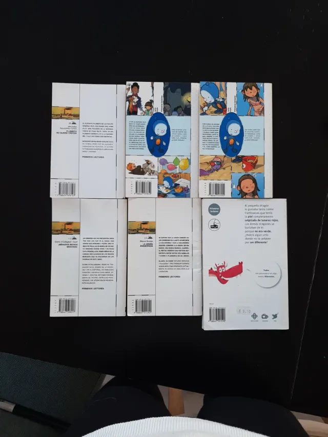 Lote 6 libros infantiles del Barco de vapor blanco