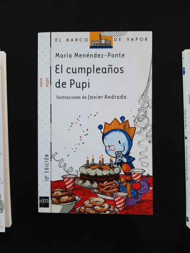 Lote 6 libros infantiles del Barco de vapor blanco