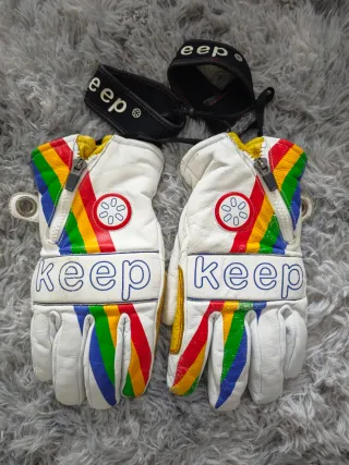 Guantes de esquí de piel KEEP