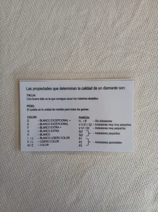 Anillo solitario oro blanco y brillante