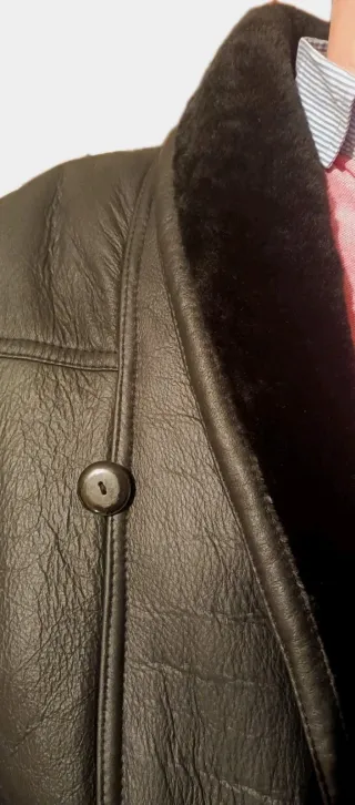 Montone Vintage Vera Pelle Made in Italy