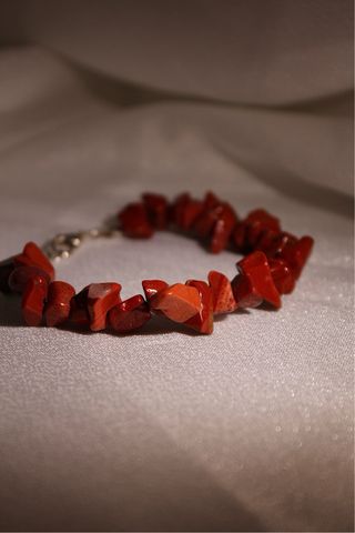 Pulsera de Jaspe Rojo Natural