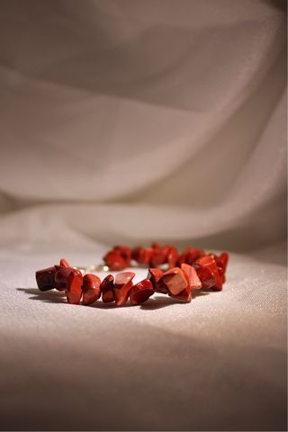 Pulsera de Jaspe Rojo Natural