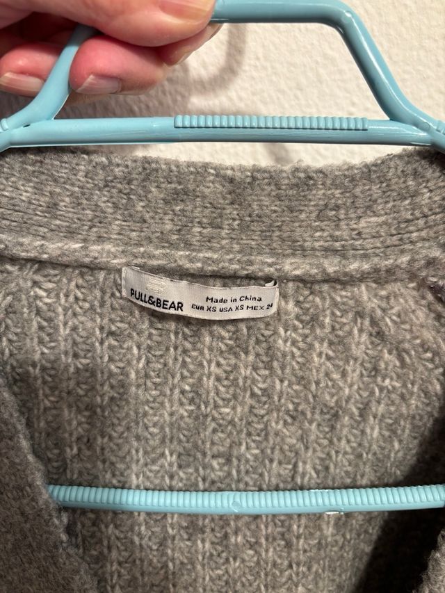 Cárdigan Gris Pull&Bear