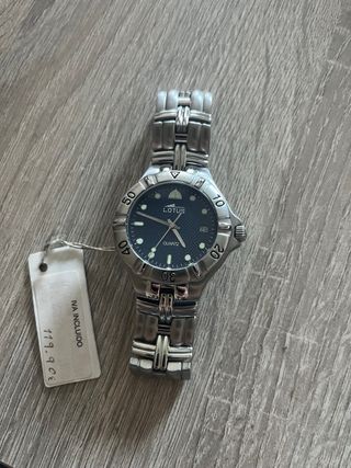 Reloj Lotus Azul y Plateado