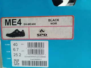 Zapatillas MTB Shimano ME4 Negras