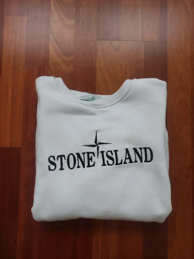 Sudadera Stone Island Blanca