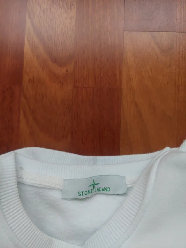 Sudadera Stone Island Blanca
