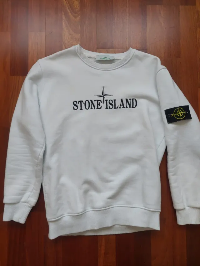 Sudadera Stone Island Blanca