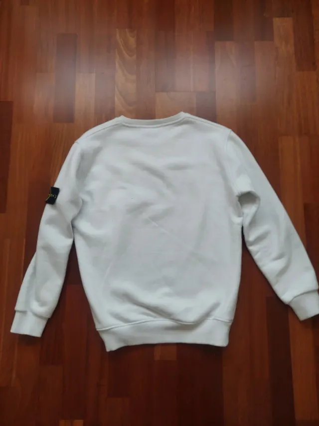 Sudadera Stone Island Blanca