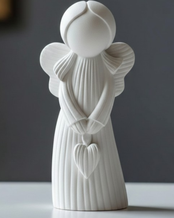 Ángel de Navidad de Cerámica Blanco