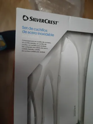 Set 4 coltelli da cucina Silvercrest in acciaio inossidabile