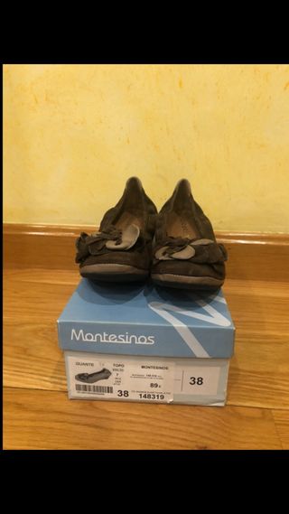 Lote calzado manoletinas Montesinos número 38