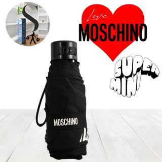Paraguas Premium Love Moschino Supermini Negro