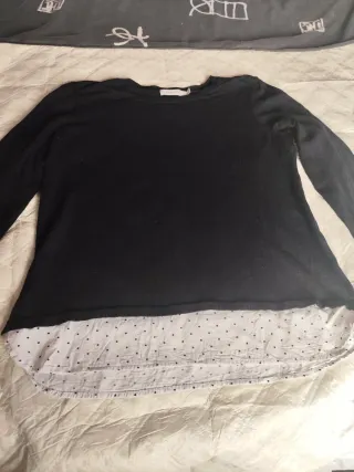 Jersey negro con estampado