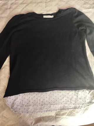 Jersey negro con estampado