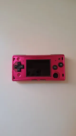 Game Boy Micro Rosa + Zelda Minish Cap