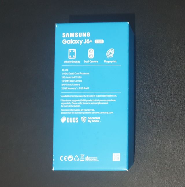 Samsung Galaxy J6+ Negro Dual SIM