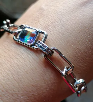 Bracciale Argento S925 Zirconi Multicolore