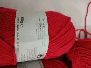 Ovillo Phildar Cabotine Rojo