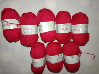 Ovillo Phildar Cabotine Rojo