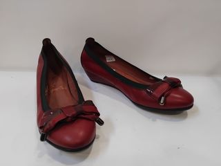 Bailarinas Hispanitas Piel Talla 36 Rojas