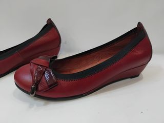 Bailarinas Hispanitas Piel Talla 36 Rojas