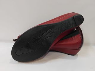 Bailarinas Hispanitas Piel Talla 36 Rojas