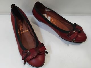 Bailarinas Hispanitas Piel Talla 36 Rojas