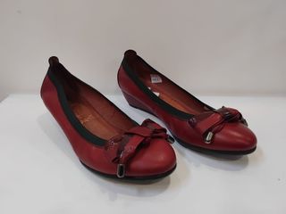 Bailarinas Hispanitas Piel Talla 36 Rojas