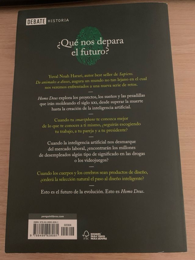 Homo Deus: Breve historia del mañana