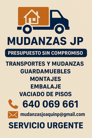 Mudanzas transportes 24h